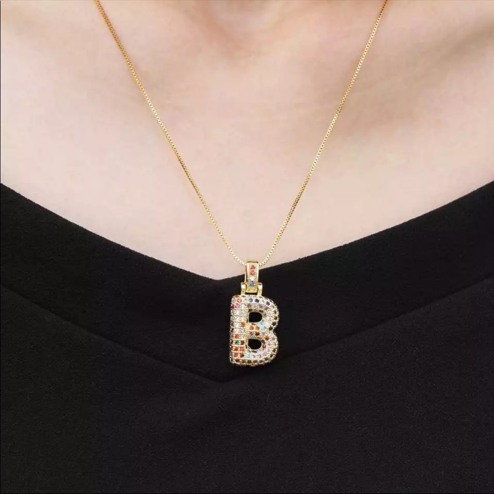 Statement letter necklace pendant - Picture 6 of 7